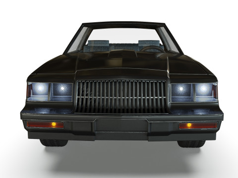 87 Regal Grand National muscle car 3d printer files Model Cetak 3D