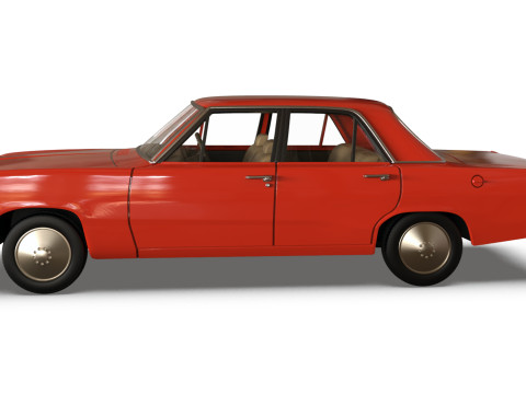 1971 Valiant Third gen 4 Door in Duel s to Print 3D Print Model