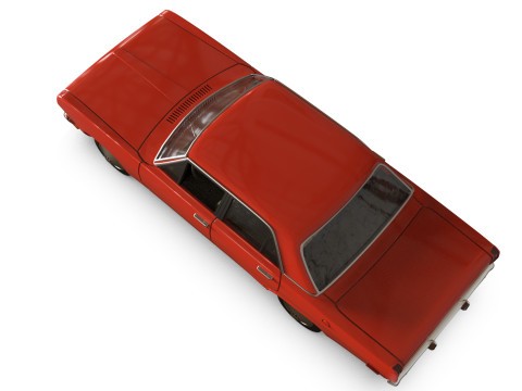 1971 Valiant Third gen 4 Door in Duel s to Print 3D Print Model