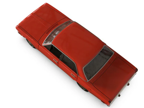 1971 Valiant Third gen 4 Door in Duel s to Print 3D Print Model