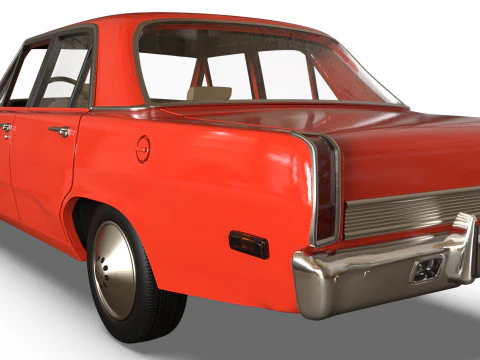 1971 Valiant Third gen 4 Door in Duel s to Print 3D Print Model