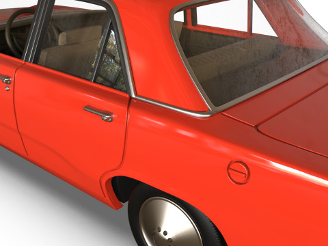 1971 Valiant Third gen 4 Door in Duel s to Print 3D Print Model
