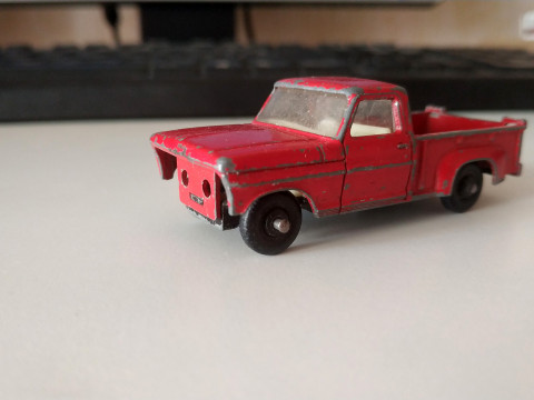 Camper shell and Grille 1968 to 1969 Series 6 PickUp Red Truck Superfast 3D Print Model