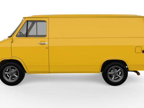 American Chevy Van G10 gen3 Shorty Ready to Print STL File 3D Printing Car 3D प्रिंट मॉडल