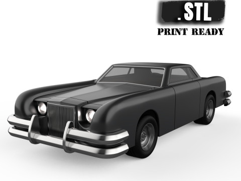 Evil Car STL legendary movie Car for 3D Printing 3D प्रिंट मॉडल