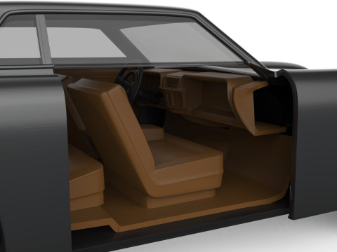 Evil Car STL legendary movie Car for 3D Printing 3Dプリントモデル