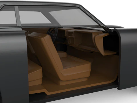 Evil Car STL legendary movie Car for 3D Printing 3D Print Model