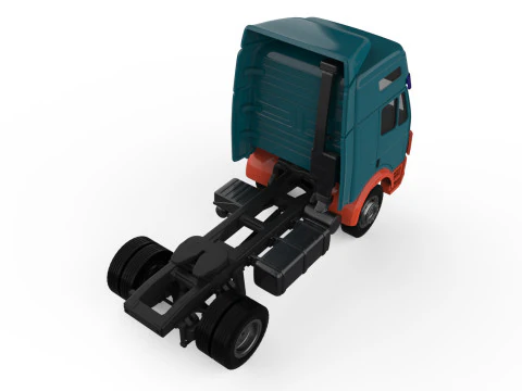 Mrcds German old Truck SK Eurocab STL Files 3D Print Model