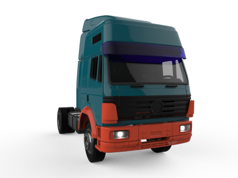 Mrcds German old Truck SK Eurocab STL Files Modèles 3D en vedette