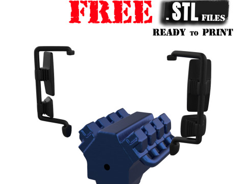 Free download Mirror and Engine Truck SK Series 3D Printable STL File 3D प्रिंट मॉडल