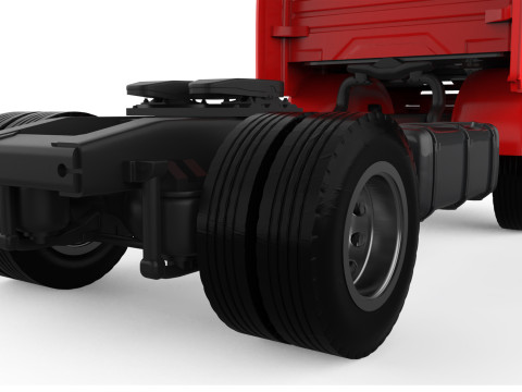 Old benz truck SKII low roof cabin STL files Model Cetak 3D