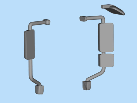 Free download Mirror for old truck STL 3Dprinting 3D-Druckmodell