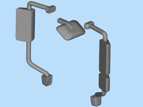 Download gr&aacute;tis Espelho para caminh&atilde;o antigo STL 3Dprinting Modelo de Impressão 3D