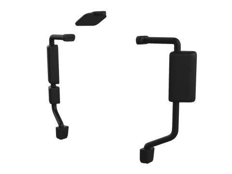 Free download Mirror for old truck STL 3Dprinting 3D-Druckmodell