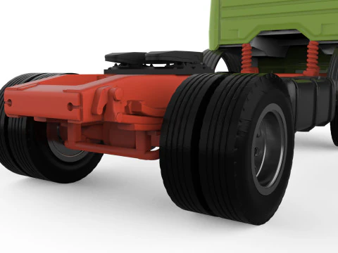 Benz NG 시리즈 짧은 운전실 3D 인쇄 가능한 트럭 모델 STL 파일 3D 프린트 모델