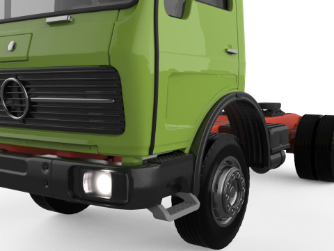 Benz NG Series short Cab 3D Printable Truck Model STL Files 3Dプリントモデル