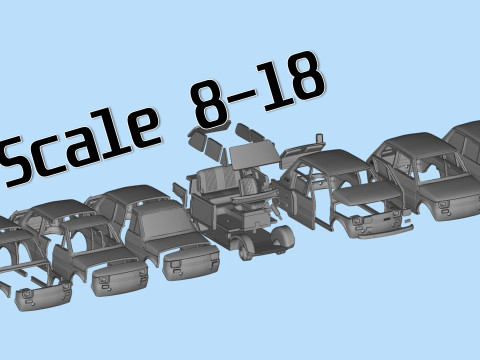 3D Printable Polskifiat 126p Maluch Model Classic Retro Car STL files 3D Принт Модель