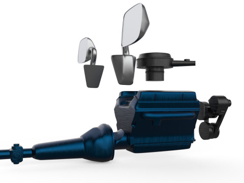 Free Engine and Mirror STL for Chevy G10 Van 3D Printable Model 3D-Druckmodell