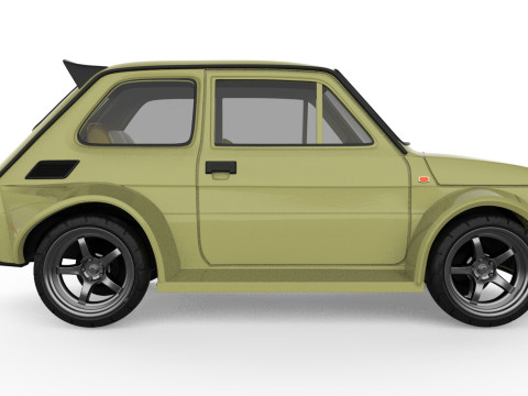 Wide Body Polski Maluch 126p 3D Printable Car Upgrade STL 3D Print Model