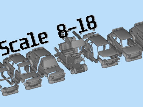 Wide Body Polski Maluch 126p 3D Printable Car Upgrade STL 3D Print Model