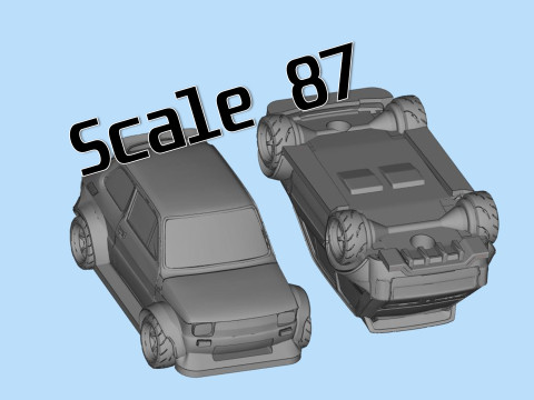 Wide Body Polski Maluch 126p 3D Printable Car Upgrade STL 3D Print Model