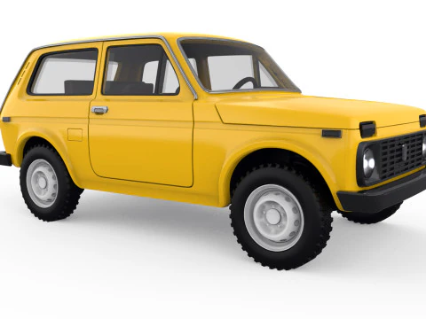 Lada Niva 2121 STL Files for 3D Printing Compatible 1-10 1-24 etc 3D Print Model