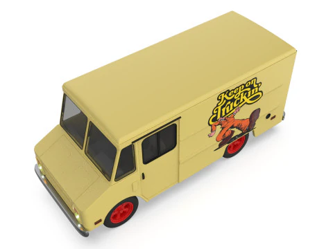 70s Chevy Step Van Truck STL 3D Print Model