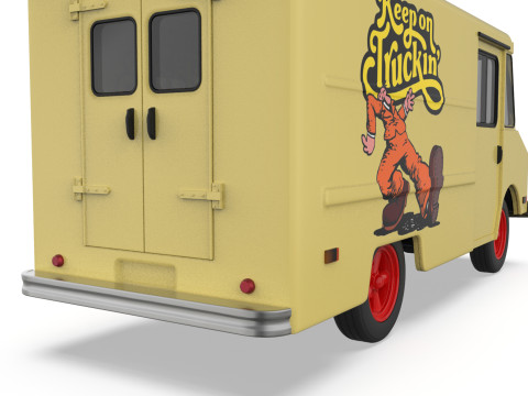 70s Chevy Step Van Truck STL Modelo de impresión 3D