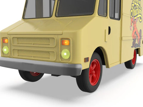 70s Chevy Step Van Truck STL 3D Print Model