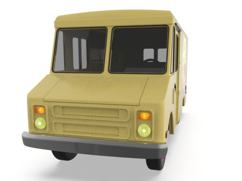 70s Chevy Step Van Truck STL Modelo de impresión 3D