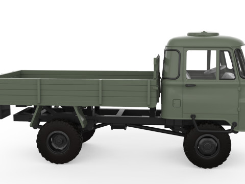 Vehicle STL Robur 2002 Printable Truck in separate parts 3D 打印模型