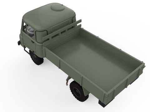 Vehicle STL Robur 2002 Printable Truck in separate parts 3D 打印模型
