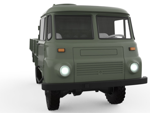 Vehicle STL Robur 2002 Printable Truck in separate parts 3D 打印模型