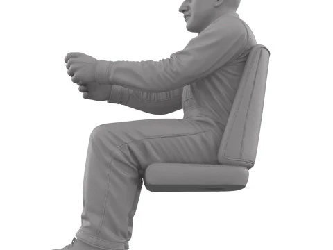 БЕЗКОШТОВНО STL The Bruiser - Driver Figure Bald Bold 3D Print 3D Принт Модель