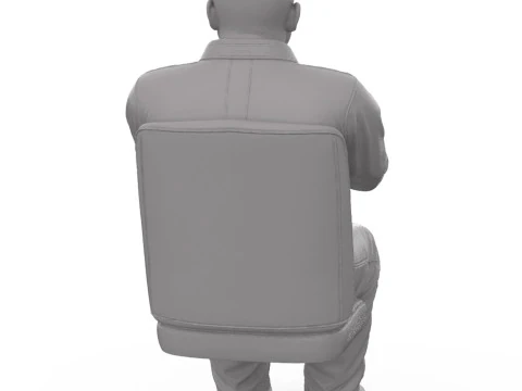 БЕЗКОШТОВНО STL The Bruiser - Driver Figure Bald Bold 3D Print 3D Принт Модель