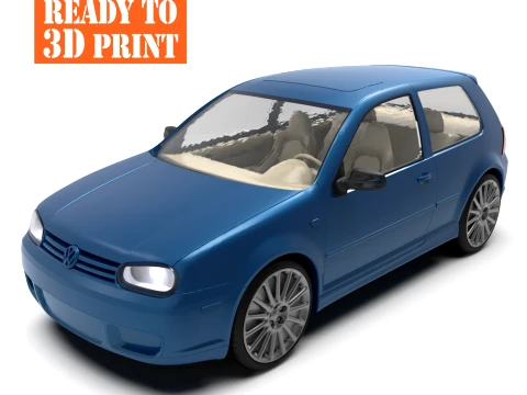 Golf IV R32 2003 Hatchback STL para RC y Diecast Modelo de impresión 3D