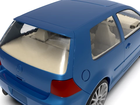 Golf IV R32 2003 Hatchback STL for RC and Diecast 3D Print Model
