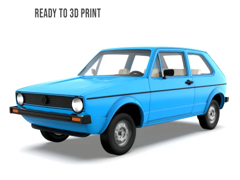 Golf MK1 Classic Car STL for RC and Diecast 3D printmodel