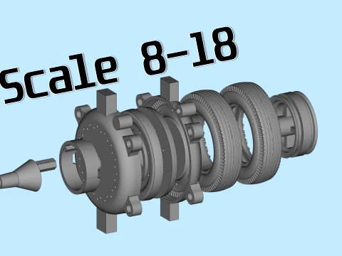 Wheel Mold Set RC HotRod Whitewall Tire 3D Printable STL 3D Print Model