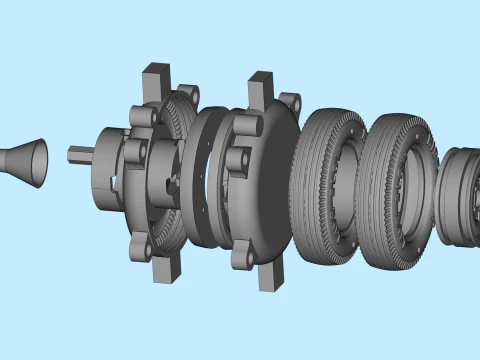 Wheel Mold Set RC HotRod Whitewall Tire 3D Printable STL 3D Print Model