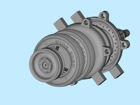 Wheel Mold Set RC HotRod Whitewall Tire 3D Printable STL 3D Print Model
