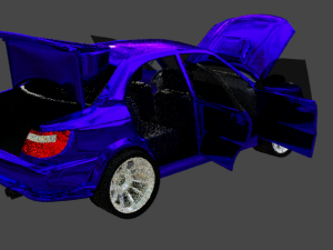 Subaru Impreza Wrx Sti 2004 3D Модель