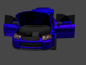 Subaru Impreza Wrx Sti 2004 3D Модель