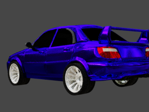 Subaru Impreza Wrx Sti 2004 3D Модель