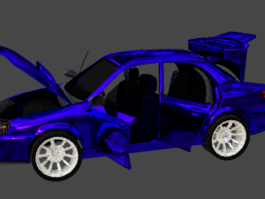 Subaru Impreza Wrx Sti 2004 3D Модель