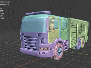 Scania fire truck 3D Model