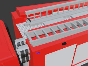 Fire truck MAZ AC-4-60 530927 M-515 3Dモデル
