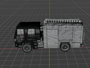 Fire truck MAZ AC-4-60 530927 M-515 3Dモデル