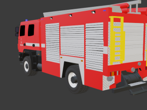Fire truck MAZ AC-4-60 530927 M-515 3Dモデル
