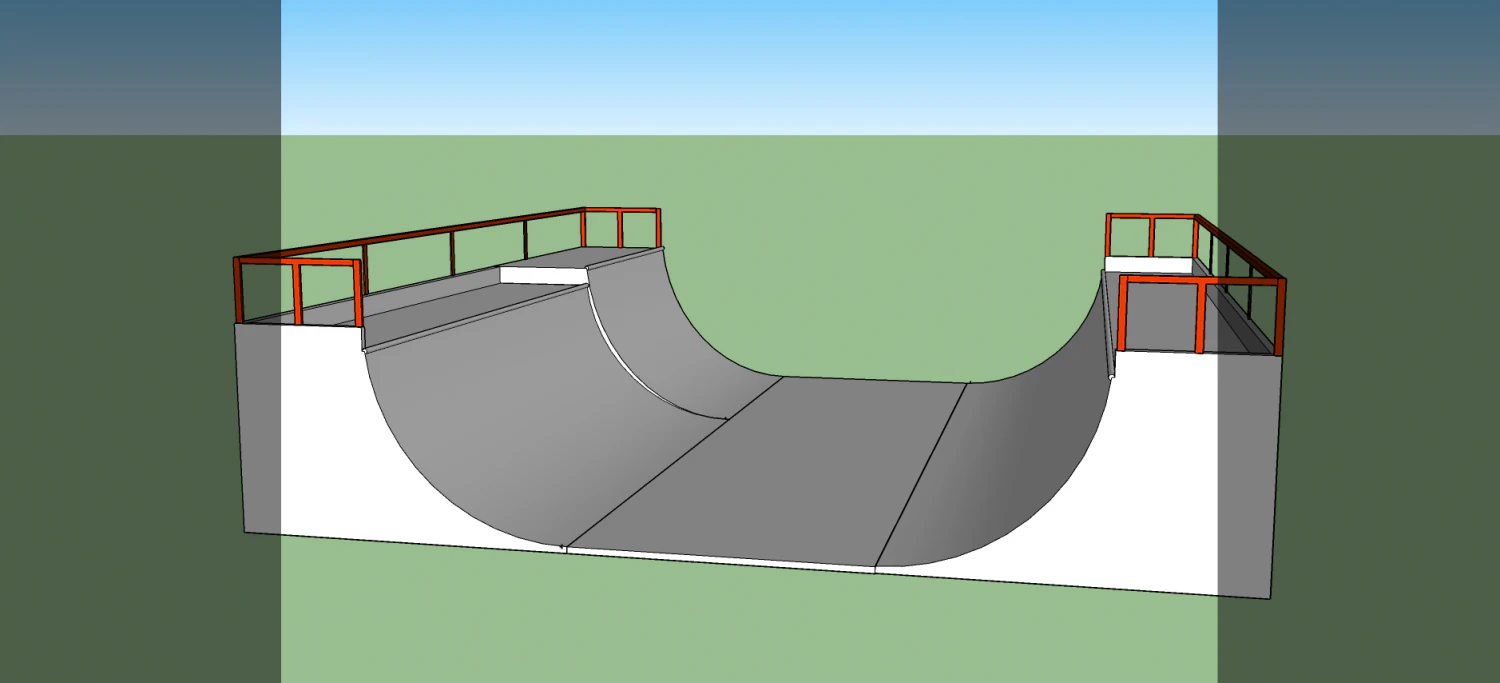 MiniRamp 3D Model .c4d .max .obj .3ds .fbx .stl .blend 